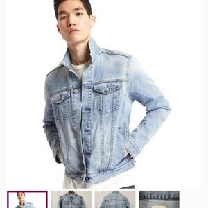 GAP Men's Light Blue 1969 Icon Denim Jacket